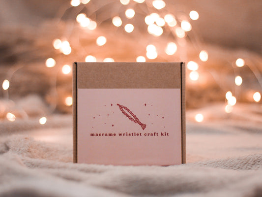 Make Your Own Macrame Wristlet Craft Kit