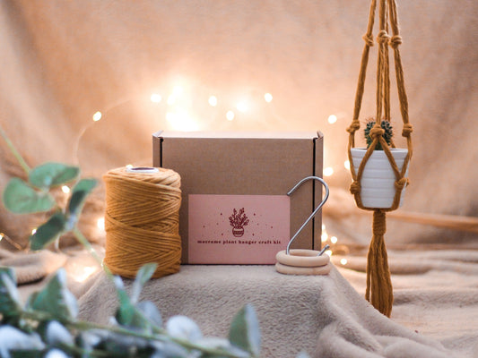 Make Your Own Macrame Plant Hangers Craft Kit