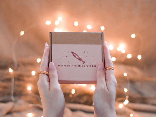 Make Your Own Macrame Wristlet Craft Kit