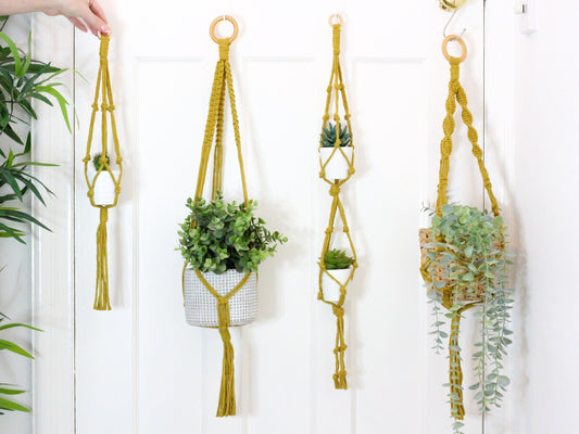 Make Your Own Macrame Plant Hangers Craft Kit