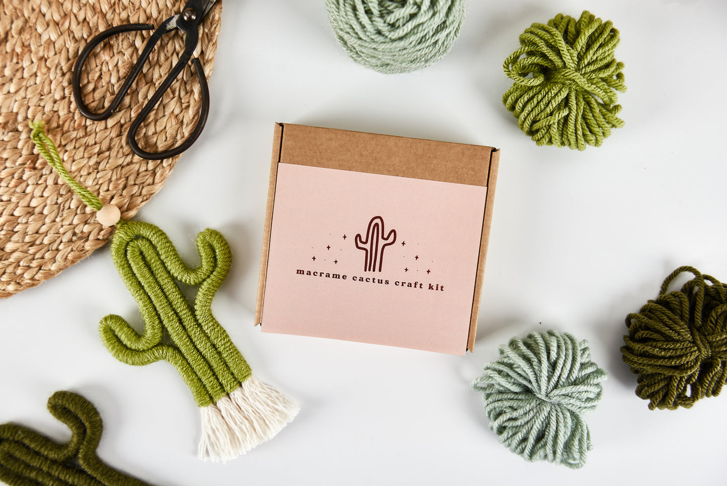Make Your Own Macrame Cactus Craft Kit