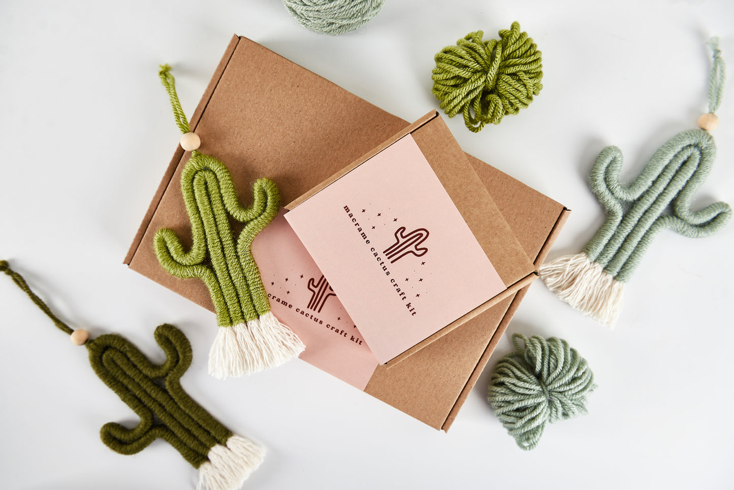 Make Your Own Macrame Cactus Craft Kit