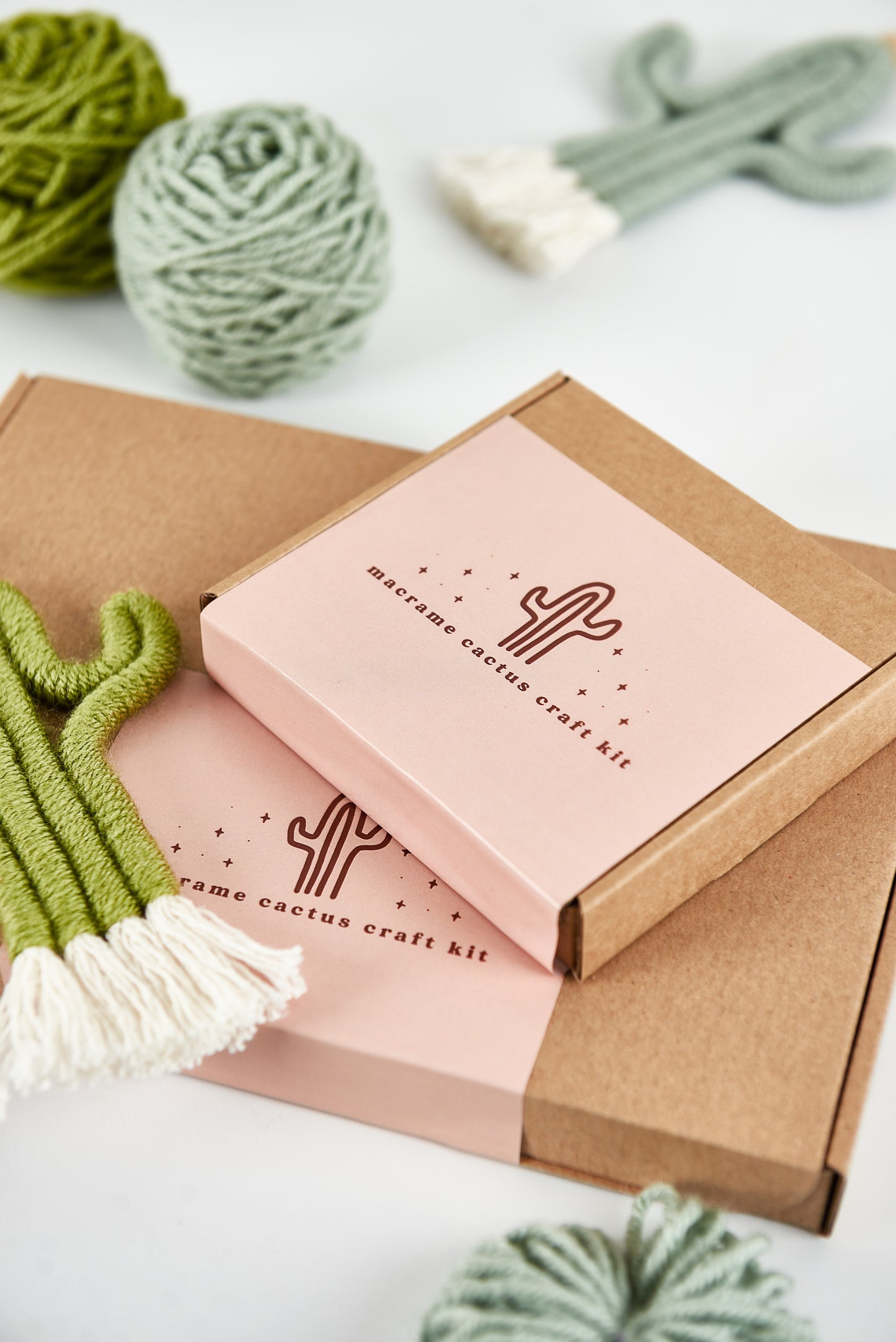 Make Your Own Macrame Cactus Craft Kit