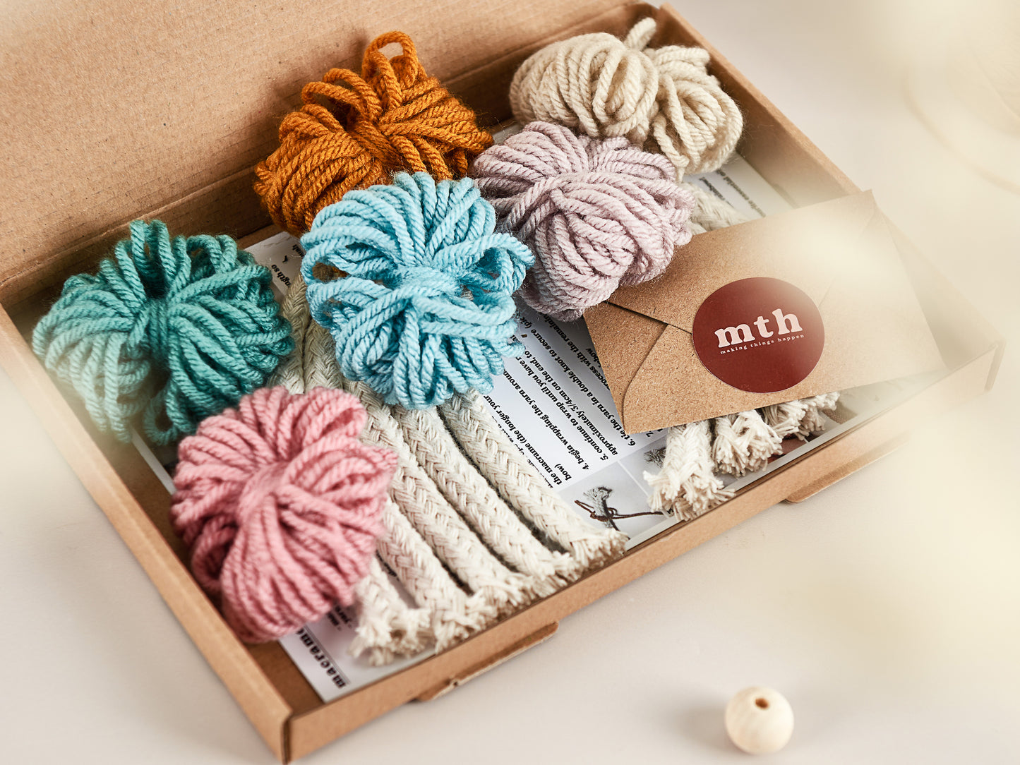 Make Your Own Misty Rainbow Macrame Craft Kit