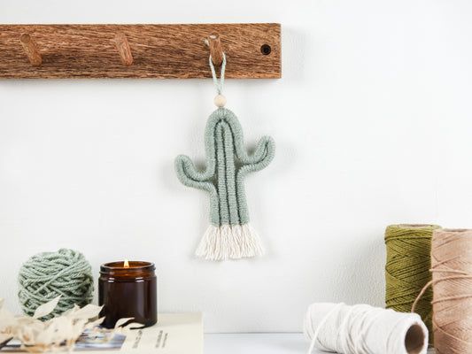 Make Your Own Macrame Cactus Craft Kit