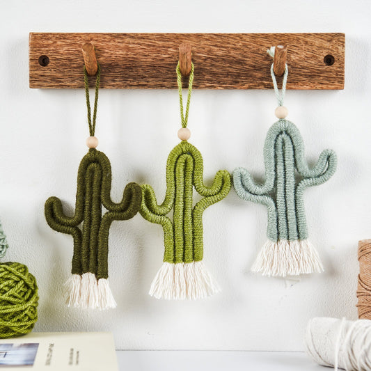 Make Your Own Macrame Cactus Craft Kit