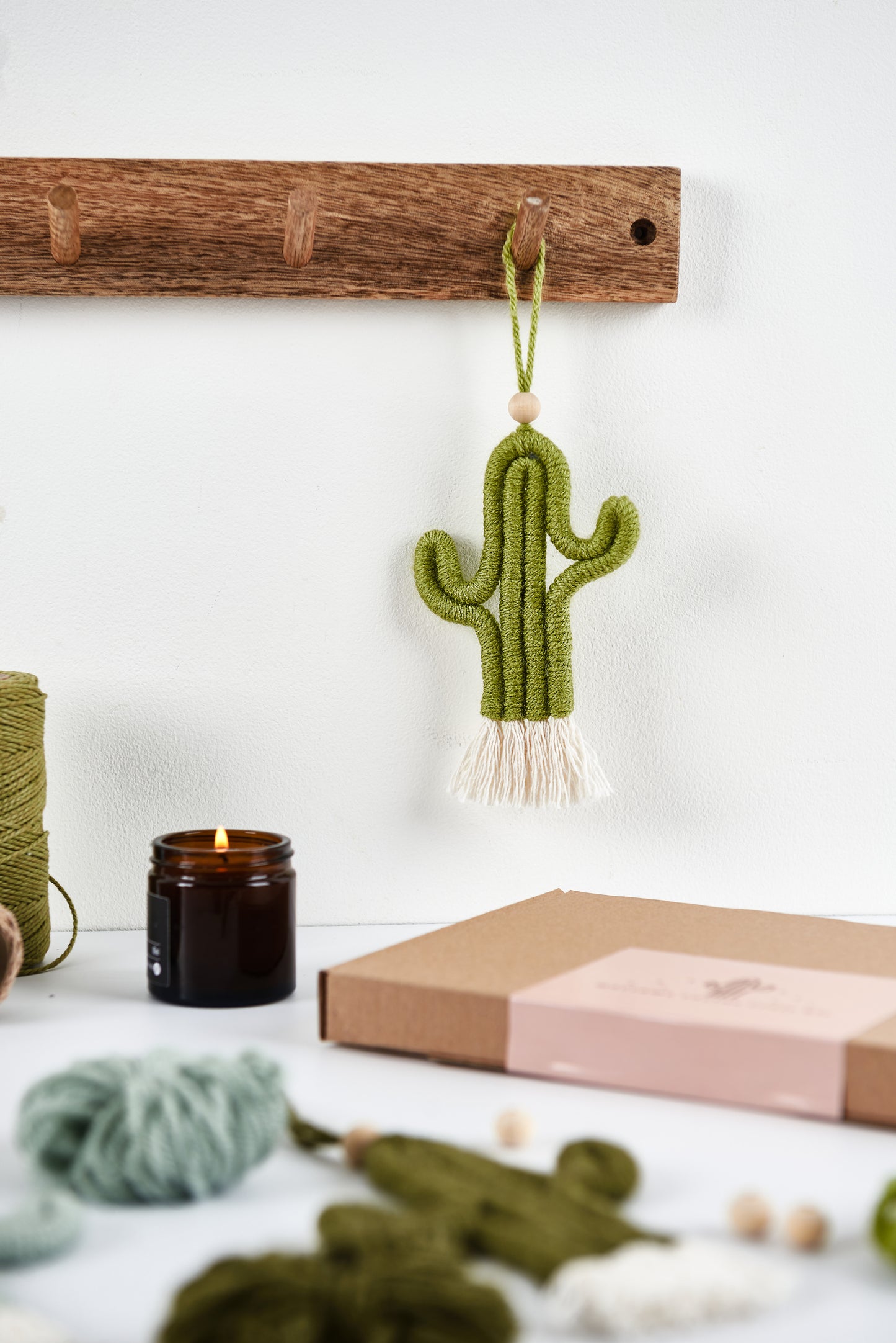 Make Your Own Macrame Cactus Craft Kit