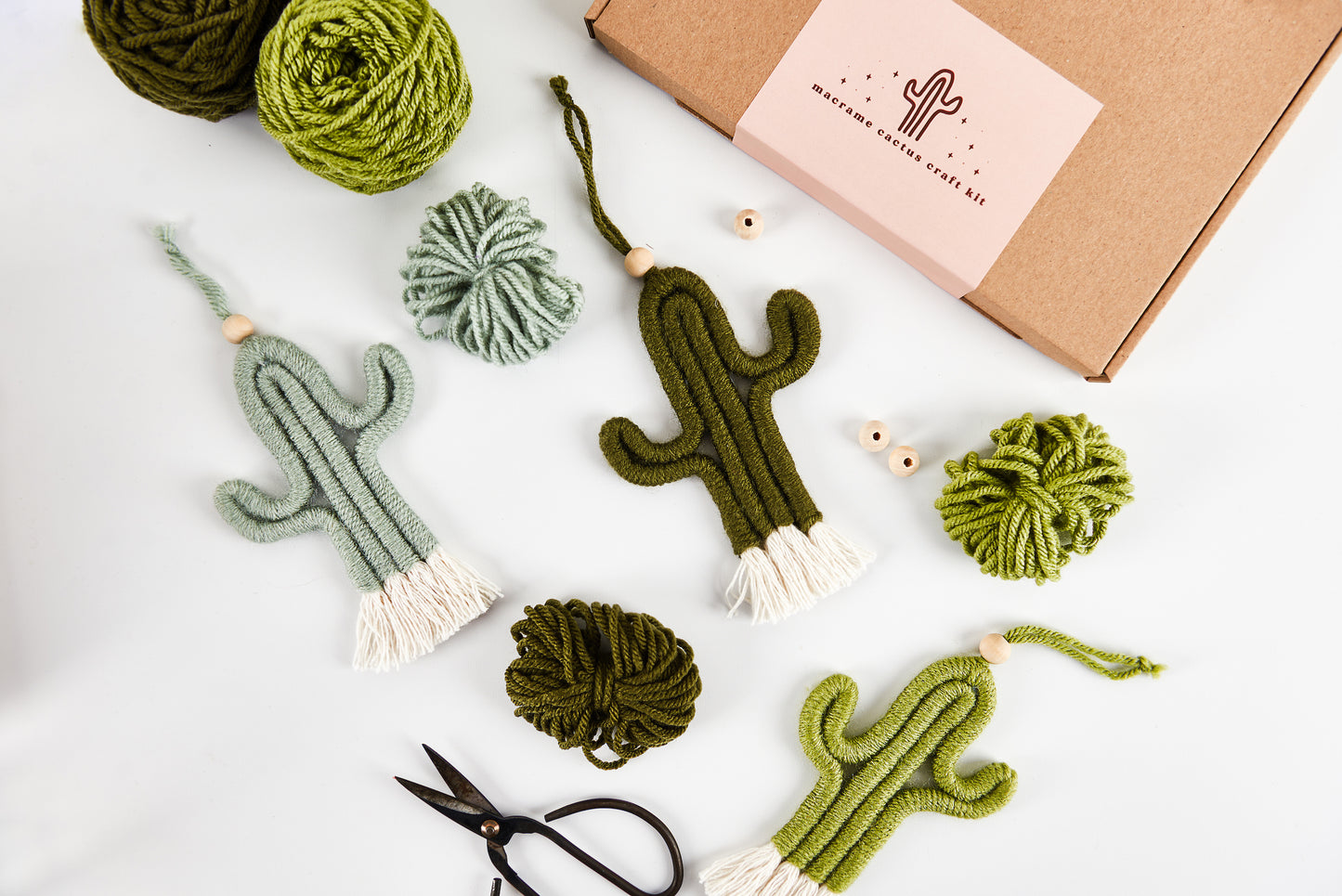 Make Your Own Macrame Cactus Craft Kit