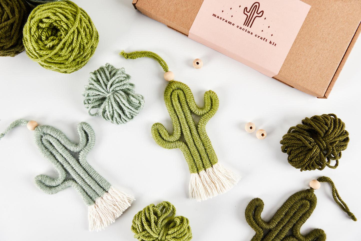 Make Your Own Macrame Cactus Craft Kit