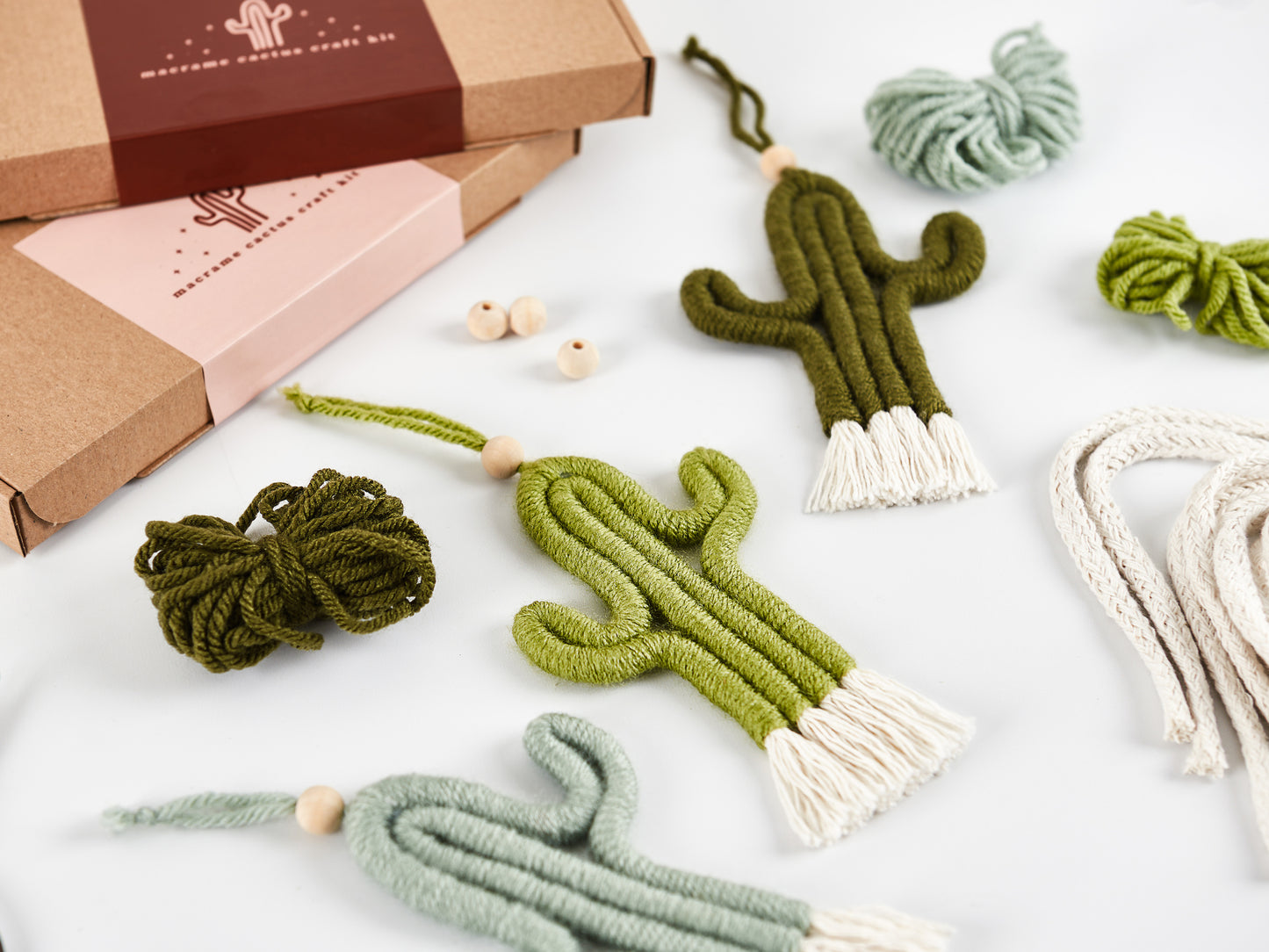Make Your Own Macrame Cactus Craft Kit