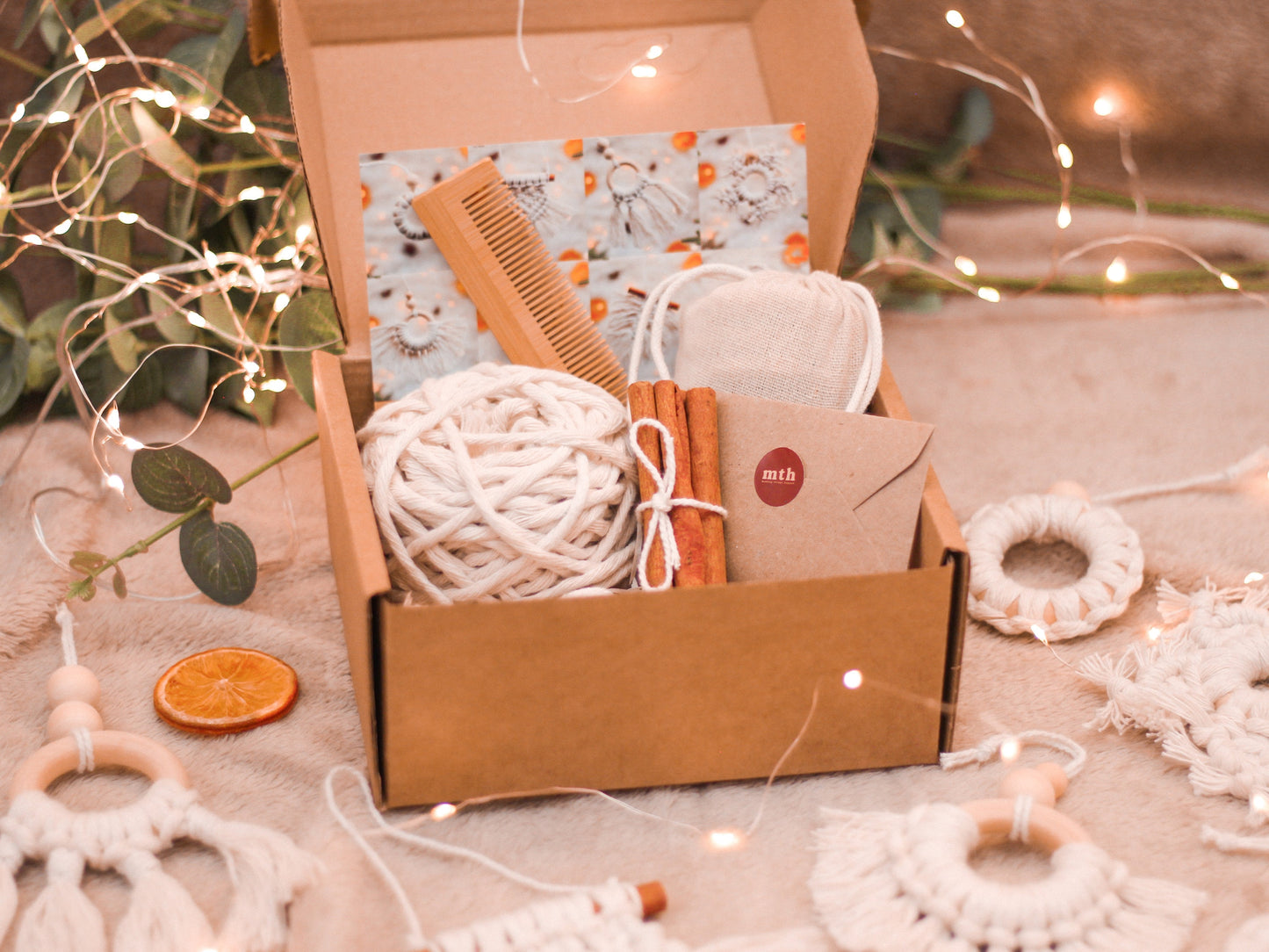 Make Your Own Macrame Christmas Decorations Craft Kit