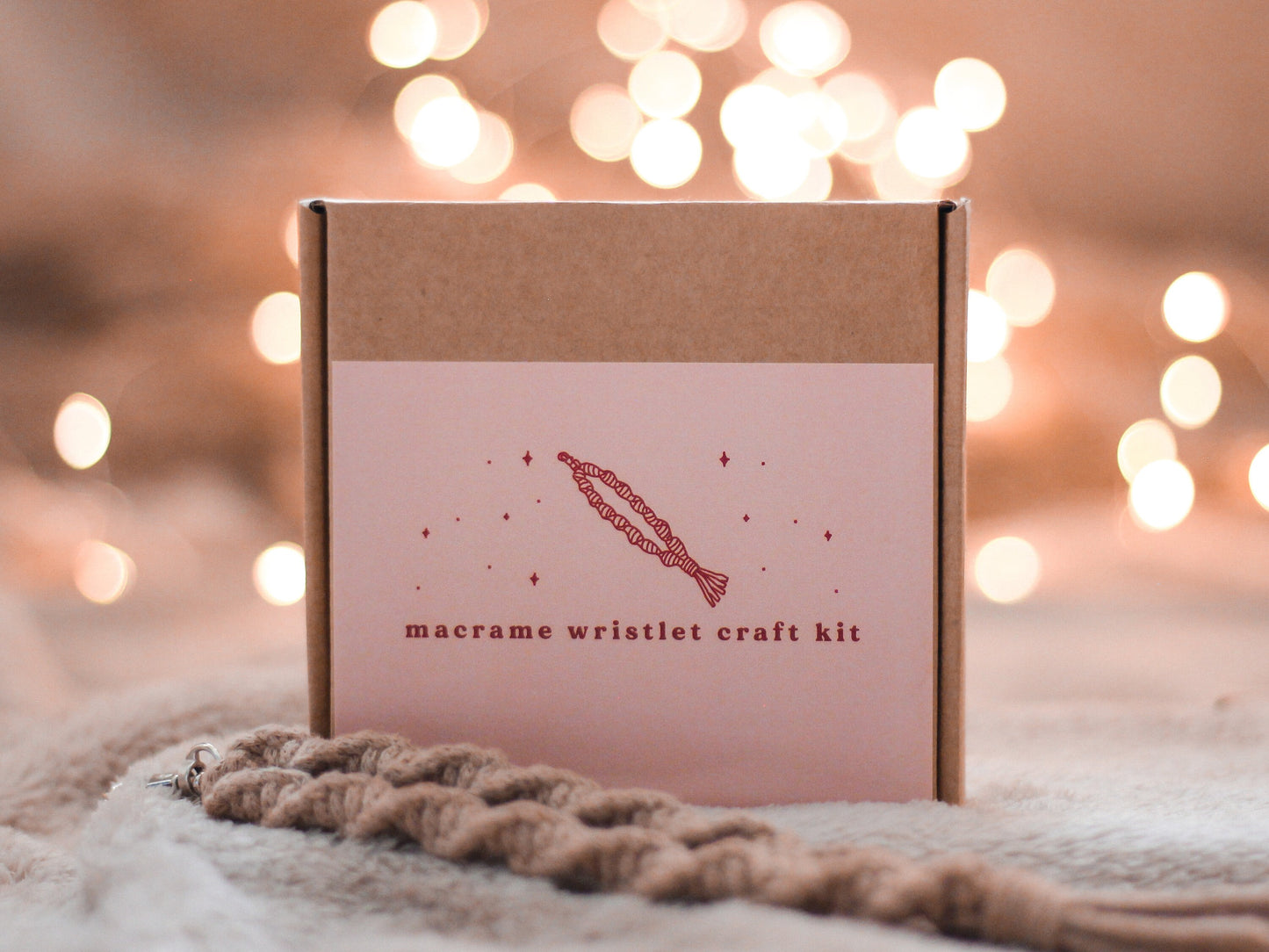 Make Your Own Macrame Wristlet Craft Kit