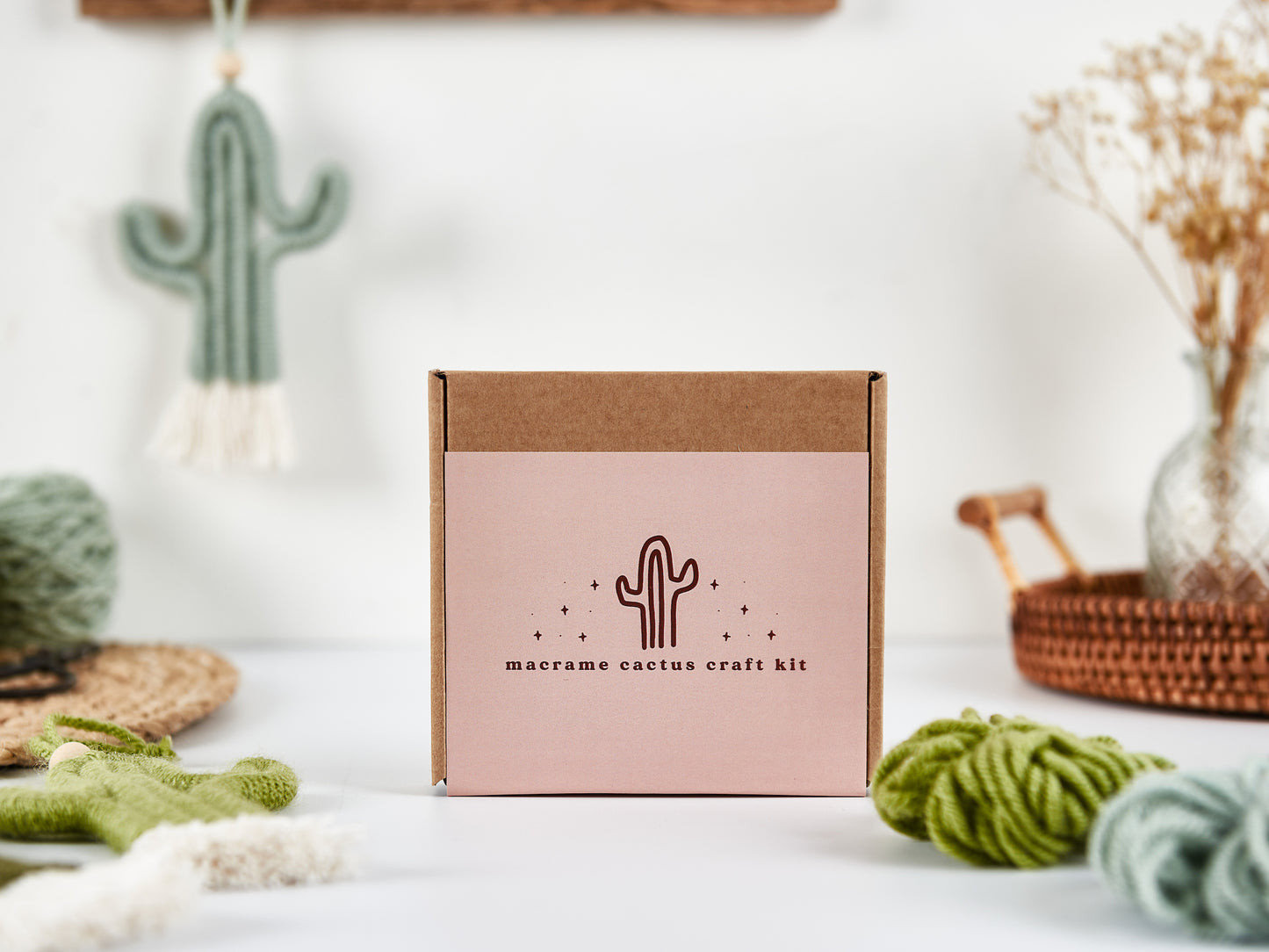 Make Your Own Macrame Cactus Craft Kit